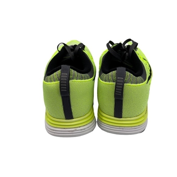 Nike Green Flyknit Lunar1+ \'Volt\' Sneakers Size 8.5 Men\'s